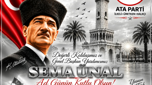 DEĞERLİ KOLDAŞIMIZ VE GENEL BAŞKAN YARDIMCIMIZ SEMA ÜNAL'IN AD GÜNÜ KUTLU OLSUN