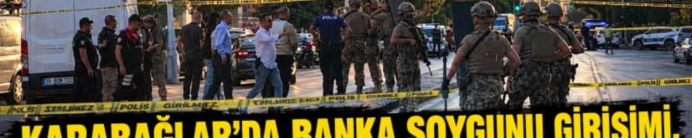İzmir'de banka soygunu girişimi: Silahlı saldırgan çalışanı rehin aldı!