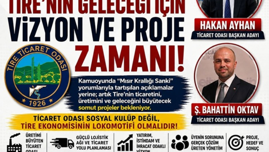 TİRE’NİN TİCARET YOLU NEDEN KONUŞULMUYOR?
