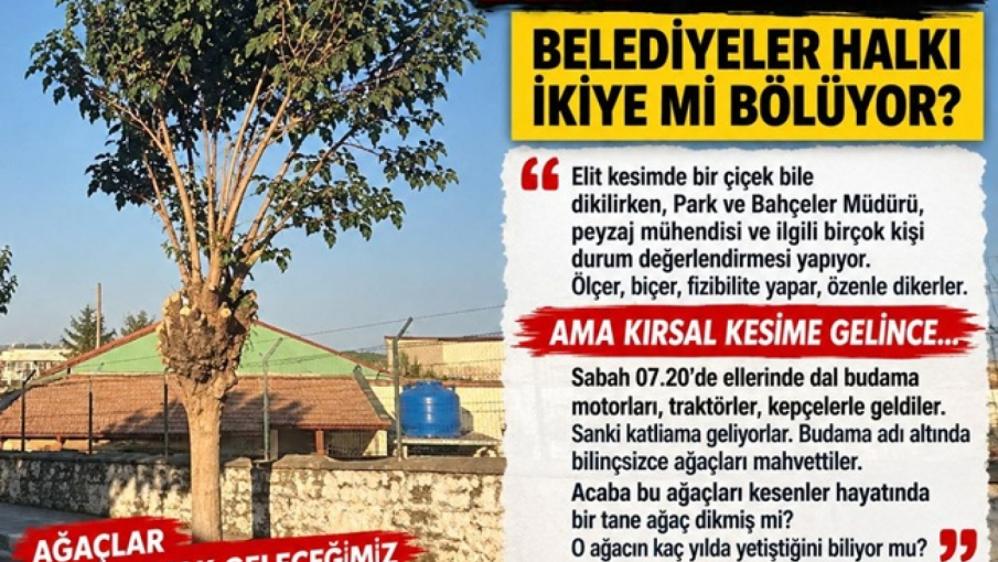 BELEDİYELERDE HİZMET AYRIMCILIĞI MI VAR?