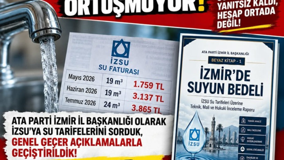 İZSU’YA SORDUK, YANIT BEKLEDİK; GELEN YANIT FATURALARLA ÖRTÜŞMEDİ