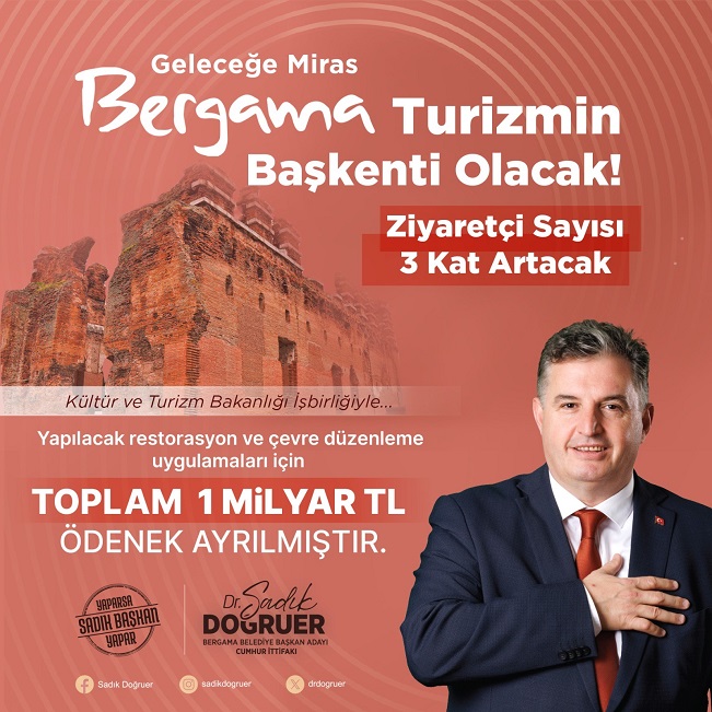 BERGAMA TURİZM BAŞKENTİ OLACAK