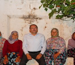 KÖYLERDE BAŞKAN MESUT ERGİN’E SICAK KARŞILAMA