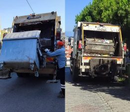 Karabağlar’da bayram boyunca 3148 ton evsel atık toplandı