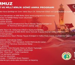 İzmir, 15 Temmuz Demokrasi ve Millî Birlik Günü’ne Hazır