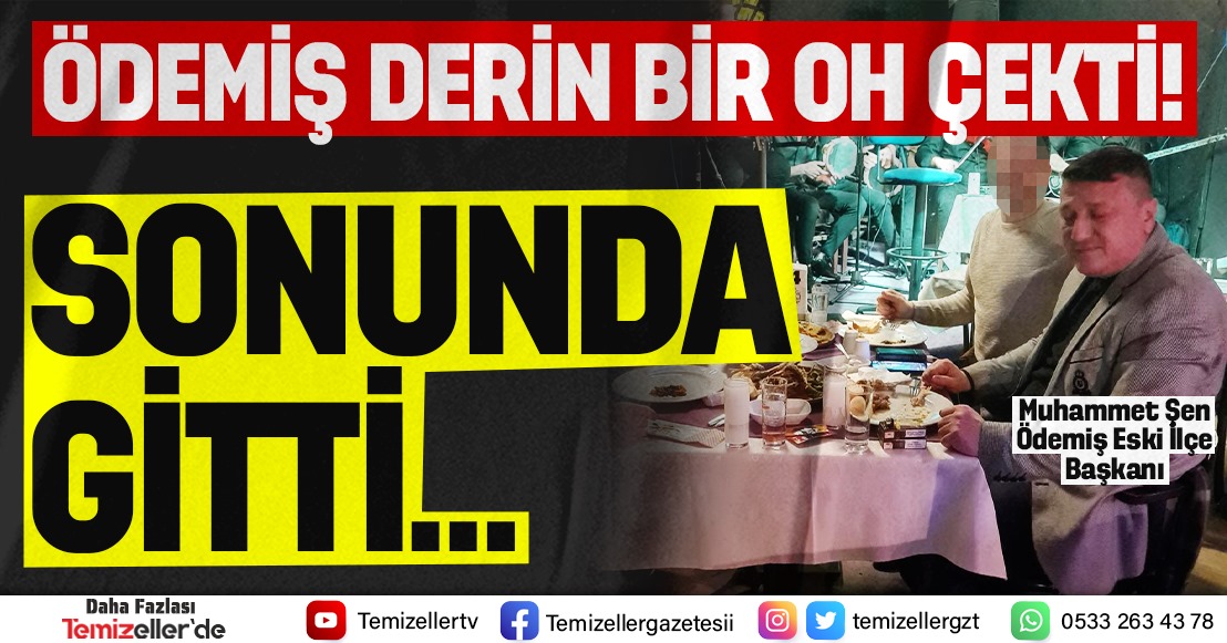 ÖDEMİŞ AK PARTİ’DEKİ SİYASİ GERGİNLİK SONA ERDİ!