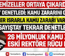 SAYIŞTAY, ADÜ ESKİ REKTÖRÜ OSMAN SELÇUK ALDEMİR’E 26 MİLYONLUK KAMU ZARARINI RÜCU ETTİ!