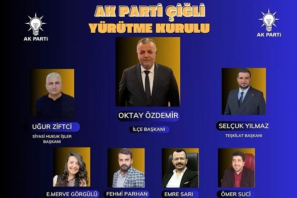 AK PARTİ ÇİĞLİ’DE GÖREV DAĞILIMI YAPILDI