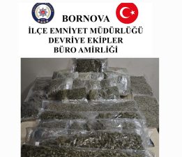 Bornova’da Polis Uygulamasında 18 Kilo Uyuşturucu Ele Geçirildi