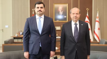 AK Partili İnan’dan Ersin Tatar’a ziyaret
