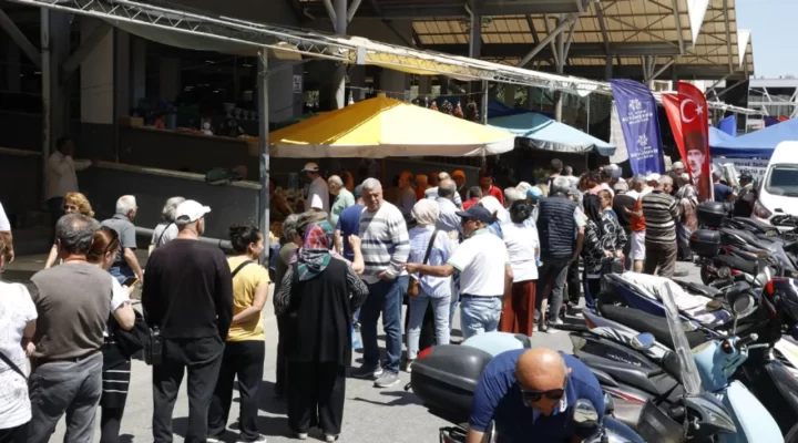 Aydın Büyükşehir, Kuşadası’nda vatandaşlara fideler dağıttı