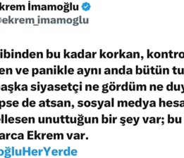 İmamoğlu’nun ilk mesajını Özgür Özel paylaştı