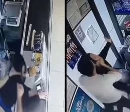 İş yerinde şiddet… Mesai arkadaşı tarafından darbedildi!