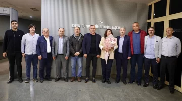 Başkan Çerçioğlu’na Nazilli Afyonlular Derneği’nden ziyaret