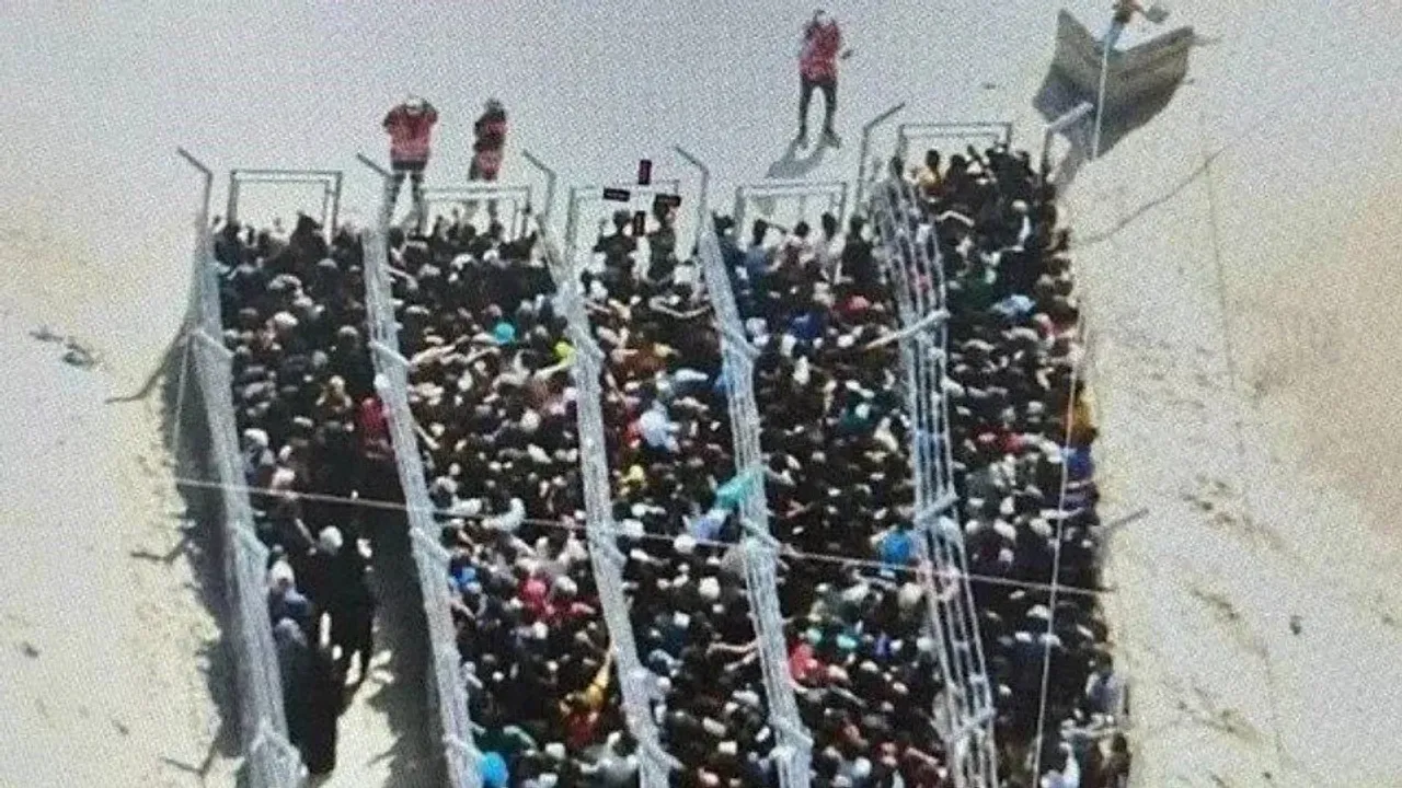 Görüntüler Gazze’den: Nazi kampları benzetmesi!