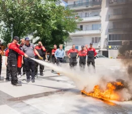 Balçova’da yangın tatbikatı!