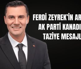 Ferdi Zeyrek’in Vefatı Üzerine AK Parti Camiasından Başsağlığı Mesajları
