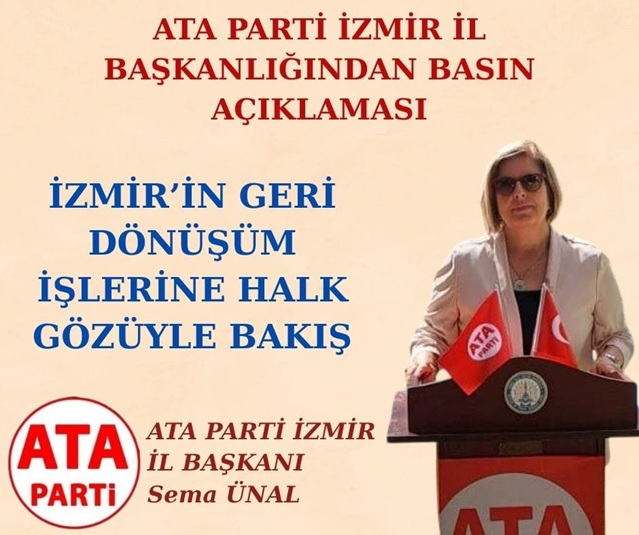 İZMİR’İN GERİ DÖNÜŞÜM İŞLERİNE HALK GÖZÜYLE BAKIŞ