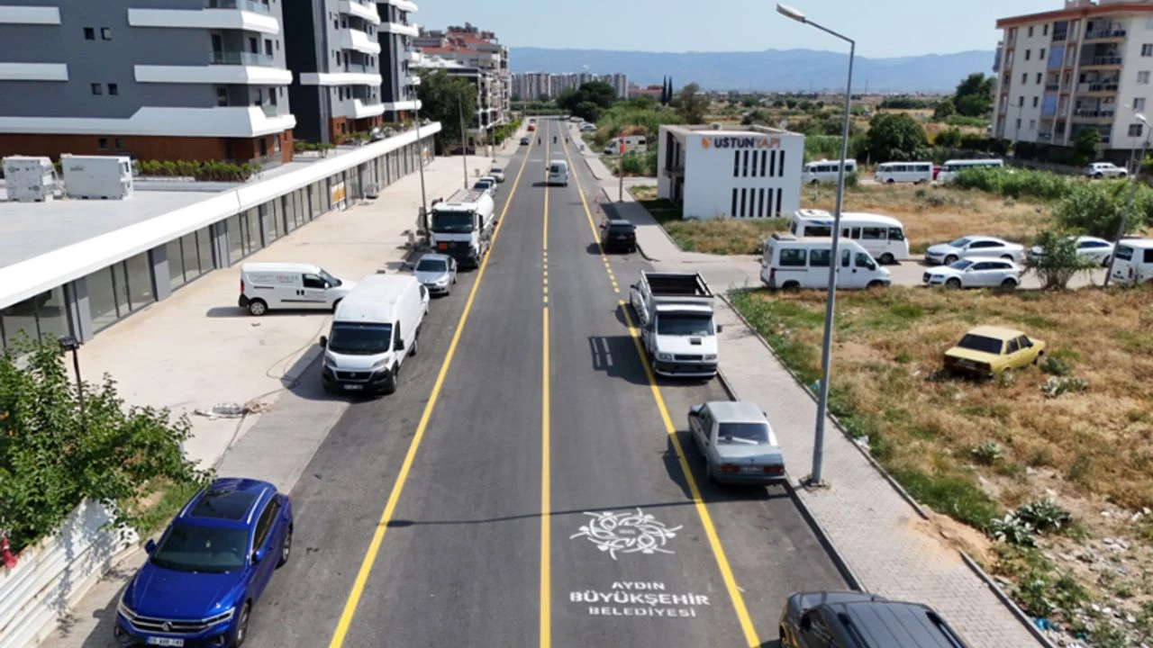 Aydın’da yol çalışmaları tam gaz