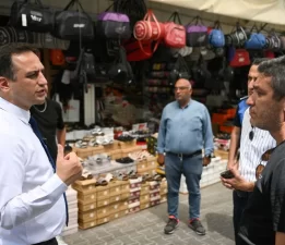 Başkan Eşki’den esnaf ziyareti