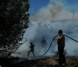 İzmir İtfaiyesi, Çeşme’nin dört bir yanında görev başında