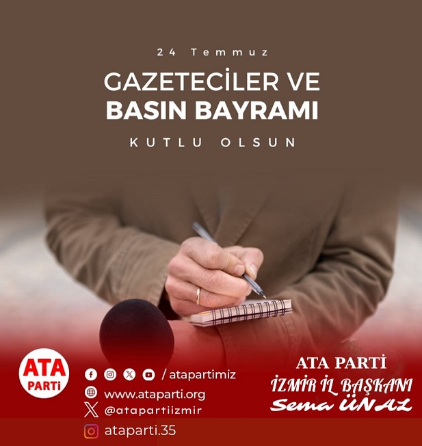 Tüm Basın Emekçilerimizin
