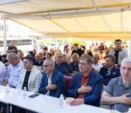 Başkan Tugay Aliağa’da aşure lokmasına ortak oldu
