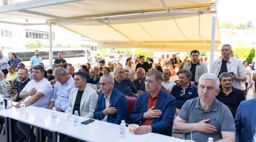 Başkan Tugay Aliağa’da aşure lokmasına ortak oldu