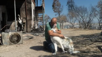 Yangından kurtarılan Kaptan’a sıcak yuva