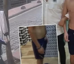 Hamama baskın: Dört saldırganın eğlencesi yarım kaldı!