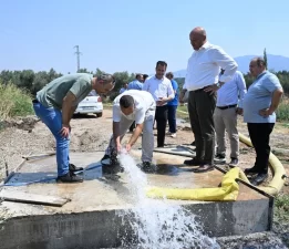 Manisa Büyükşehir’den yeni içme suyu sondajı