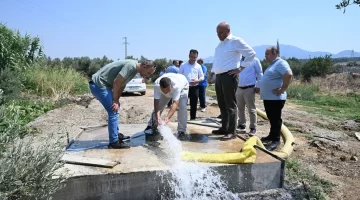 Manisa Büyükşehir’den yeni içme suyu sondajı