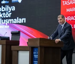 Başkan Tugay, Mobilya Sektör Buluşmaları’na katıldı: Markalaşmaya, emek harcamalıyız