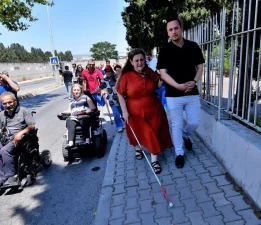 Başkan Eşki’den ‘engelleri aşan’ yürüyüş