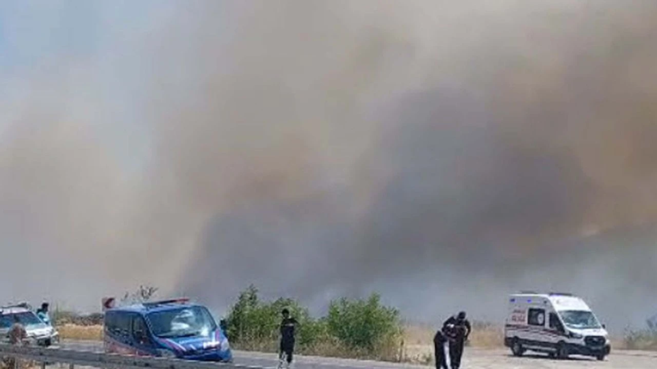 Muğla’da tarım arazisinde yangın