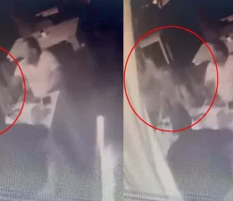 Eğlence mekanında saldırı: Başını masaya vurdu!