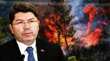 Adalet Bakanı Tunç duyurdu: Orman yangınlarıyla ilgili 13 kişi tutuklandı
