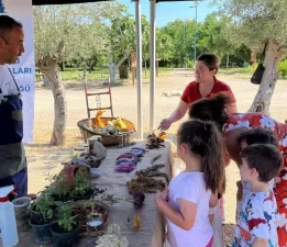 Miniklere doğadan sofraya tarım eğitimi