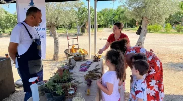 Miniklere doğadan sofraya tarım eğitimi