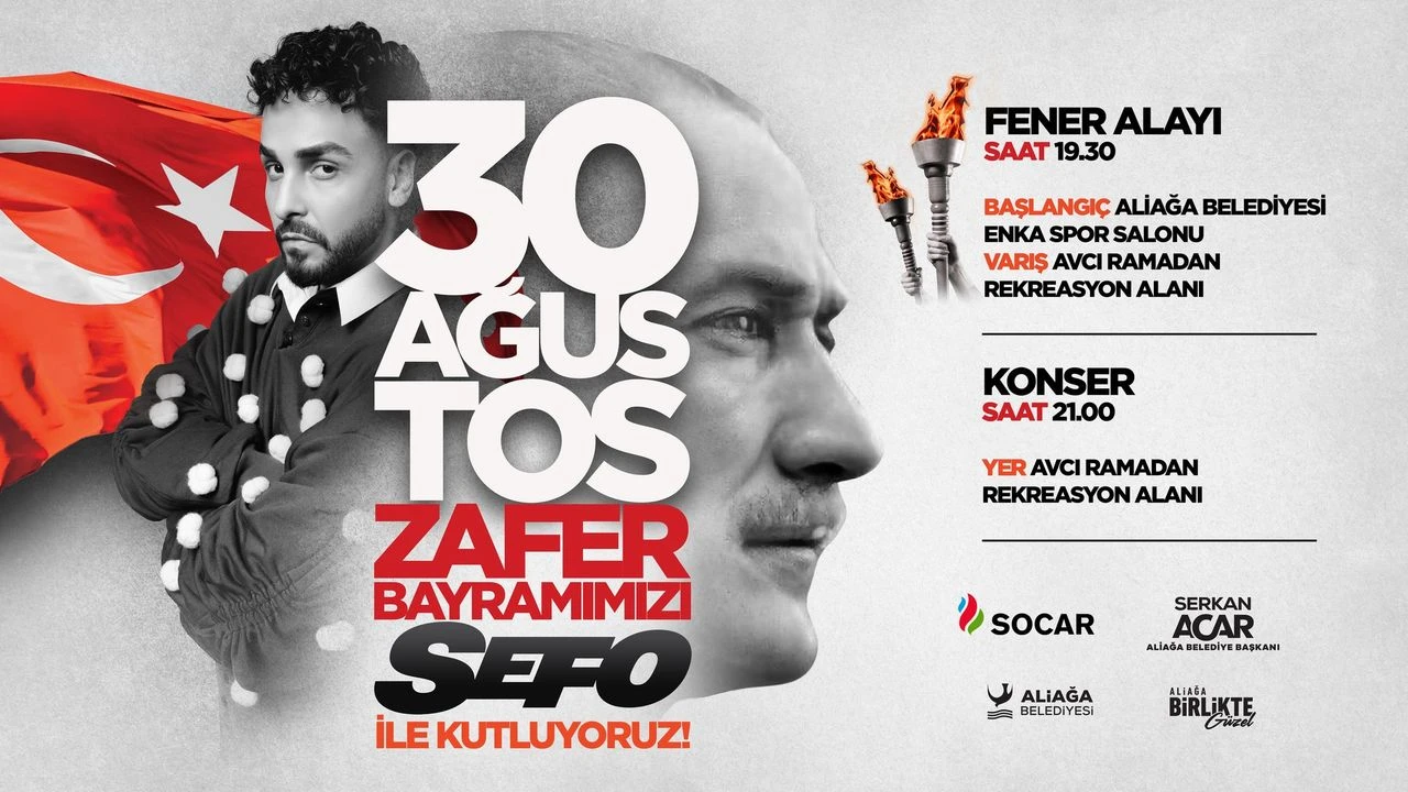 30 Ağustos Aliağa’da coşkuyla kutlanacak
