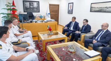 İtalyan Donanması heyetinden Tugay’a ziyaret