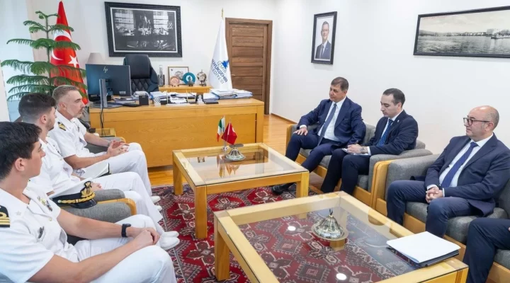 İtalyan Donanması heyetinden Tugay’a ziyaret