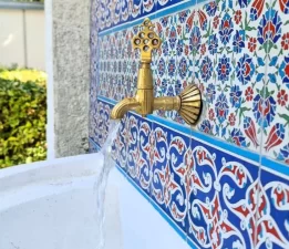 Kültürpark’ın tarihi çeşmesi yenilendi!