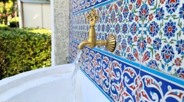 Kültürpark’ın tarihi çeşmesi yenilendi!