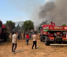Orman yangını saatlerdir sürüyor… 5 köy boşaltıldı!