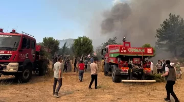 Orman yangını saatlerdir sürüyor… 5 köy boşaltıldı!