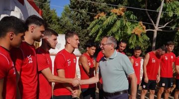 Başkandan sezon öncesi moral ziyareti