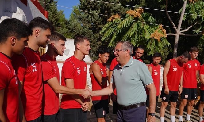 Başkandan sezon öncesi moral ziyareti