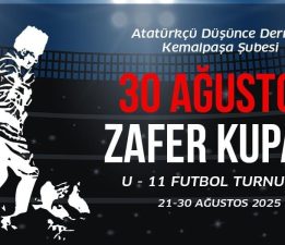 Kemalpaşa’da 30 Ağustos Zafer Turnuvası Başlıyor