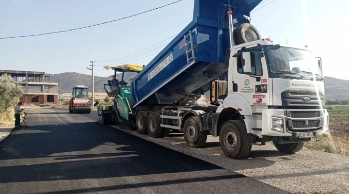 Manisa Büyükşehir’de asfalt çalışmaları tam gaz!